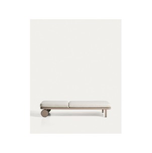 Tumbona Kionia de aluminio topo - Kave Home 2