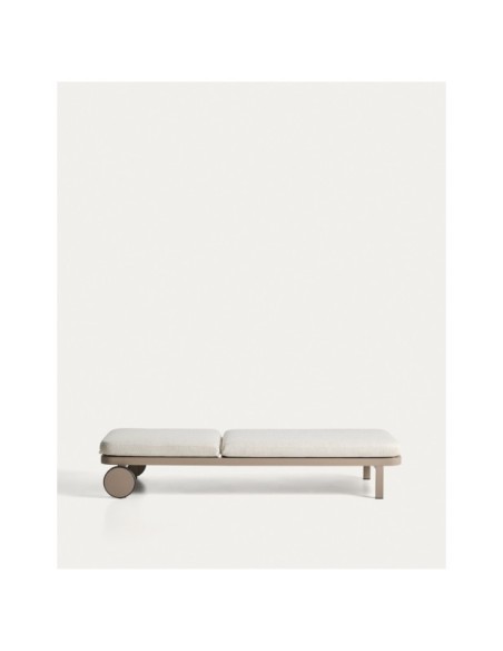 Tumbona Kionia de aluminio topo - Kave Home