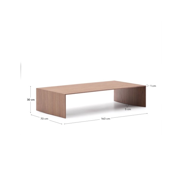 Mesa de centro Litto de chapa de...