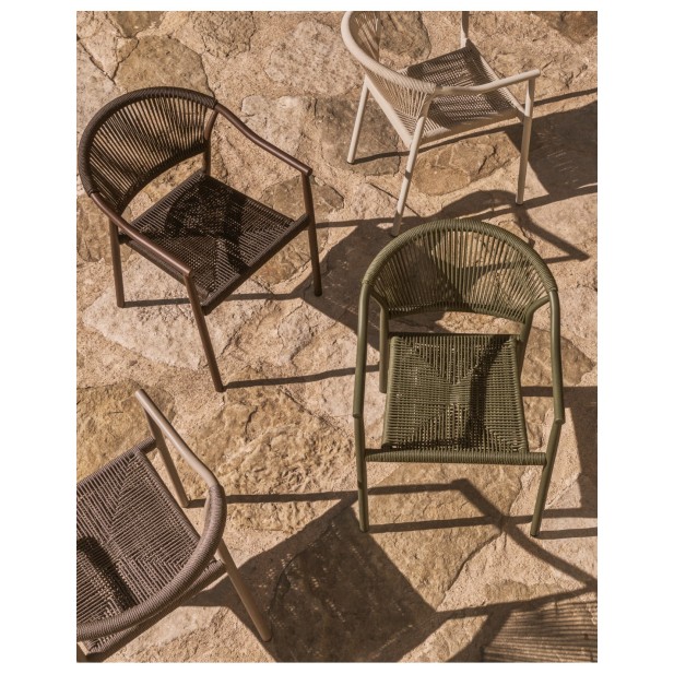 Silla apilable de exterior Livadia de...