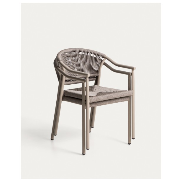 Silla apilable de exterior Livadia de...