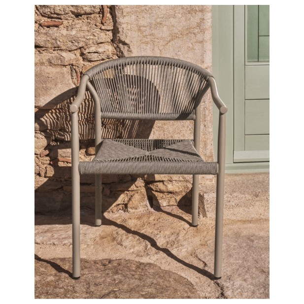 Silla apilable de exterior Livadia de...
