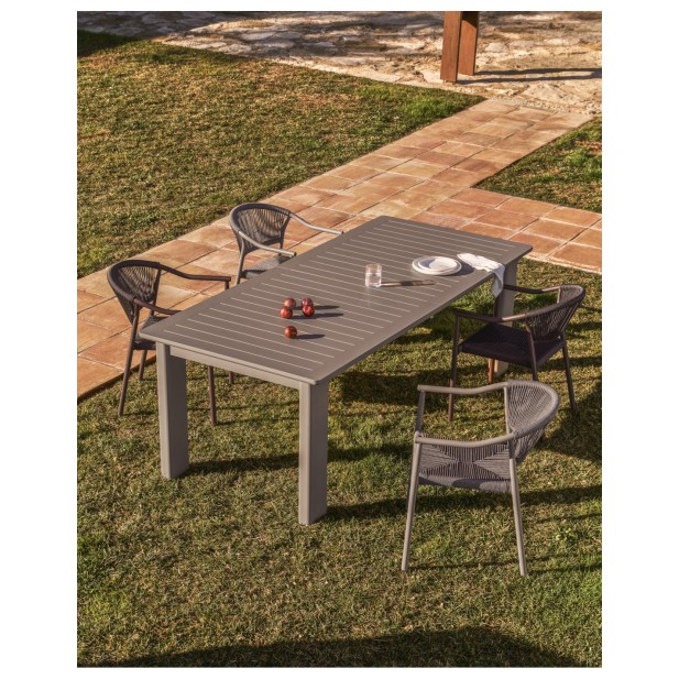 Mesa extensible Livorno de aluminio...