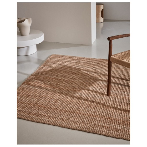 Alfombra Madelin de yute natural 160...