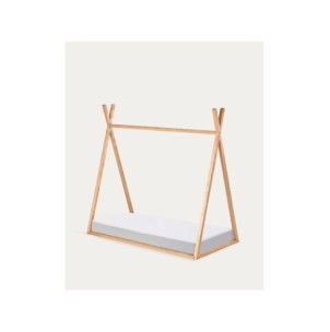 Cama tipi Maralis de madera maciza de haya con acabado... 2