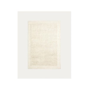 Alfombra Marely de lana blanco 160 x 230 cm - Kave Home