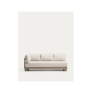 Sofá Nerano 3 plazas de aluminio topo 208 cm - Kave Home