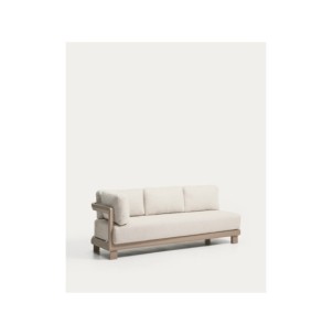 Sofá Nerano 3 plazas de aluminio topo 208 cm - Kave Home 2