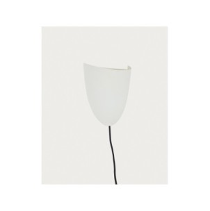 Aplique de pared Nibla de metal efecto arcilla blanca -...