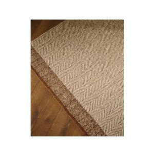 Alfombra Nifelia jacquard de lana beige 160 x 230 cm -... 2