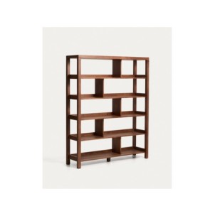 Estantería Norani de madera maciza y chapa de acacia 150... 2