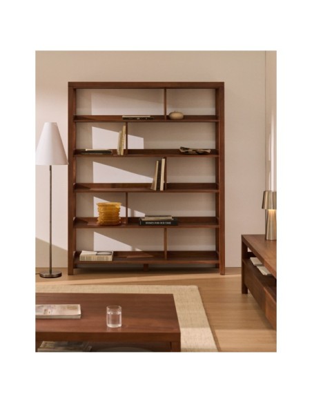 Estantería Norani de madera maciza y chapa de acacia 150 x 185 cm - Kave Home
