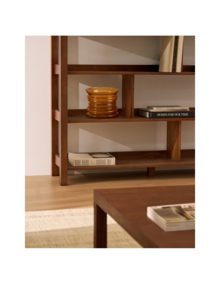 Estantería Norani de madera maciza y chapa de acacia 150 x 185 cm - Kave Home
