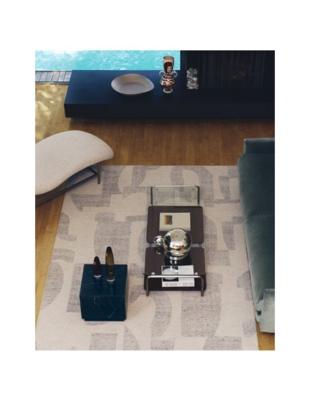 Alfombra Norela de mezcla lana jacquard gris 300 x 200 cm - Kave Home