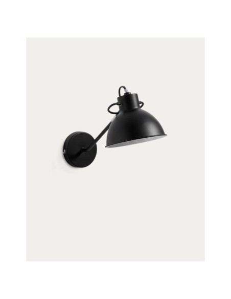 Aplique Offelis de acero con acabado negro - Kave Home