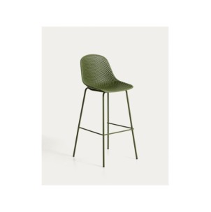 Taburete exterior Quinby verde 75 cm - Kave Home