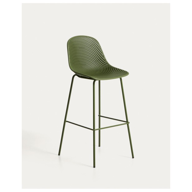 Taburete exterior Quinby verde 75 cm...