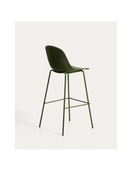 Taburete exterior Quinby verde 75 cm - Kave Home