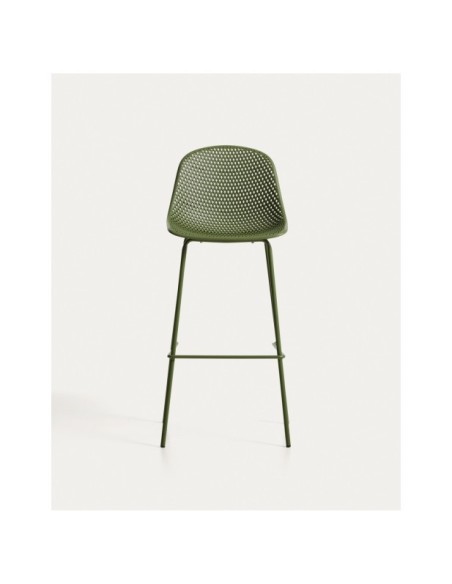 Taburete exterior Quinby verde 75 cm - Kave Home