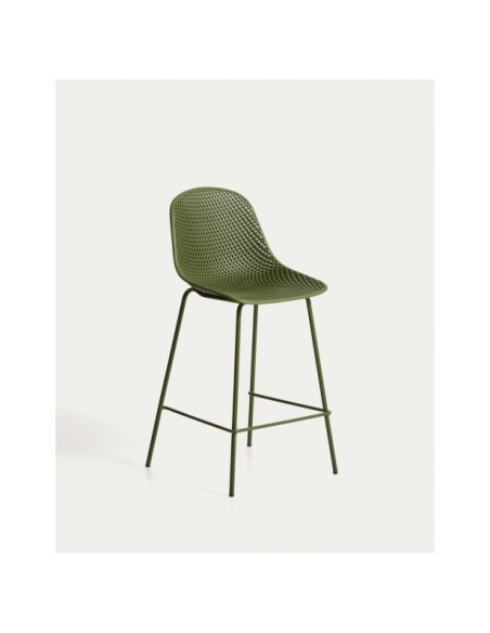 Taburete exterior Quinby verde 65 cm - Kave Home