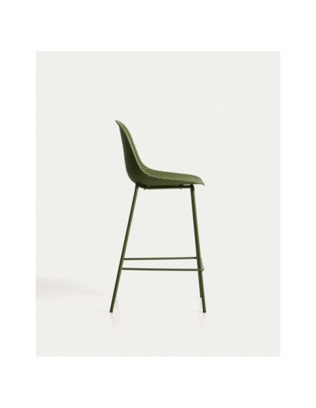 Taburete exterior Quinby verde 65 cm - Kave Home