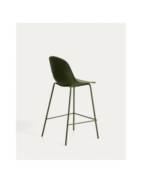 Taburete exterior Quinby verde 65 cm - Kave Home