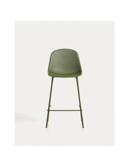 Taburete exterior Quinby verde 65 cm - Kave Home