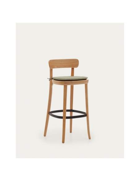 Cojín para silla Romane verde 43 x 43 cm - Kave Home