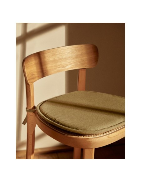 Cojín para silla Romane verde 43 x 43 cm - Kave Home