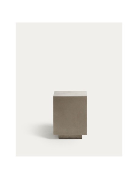Mesa auxiliar Rustella de cemento 35 x 35 cm - Kave Home