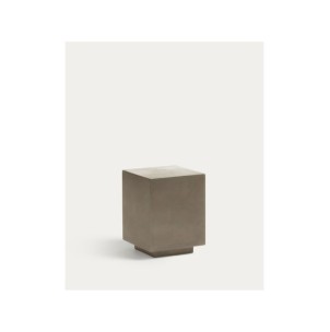 Mesa auxiliar Rustella de cemento 35 x 35 cm - Kave Home 2