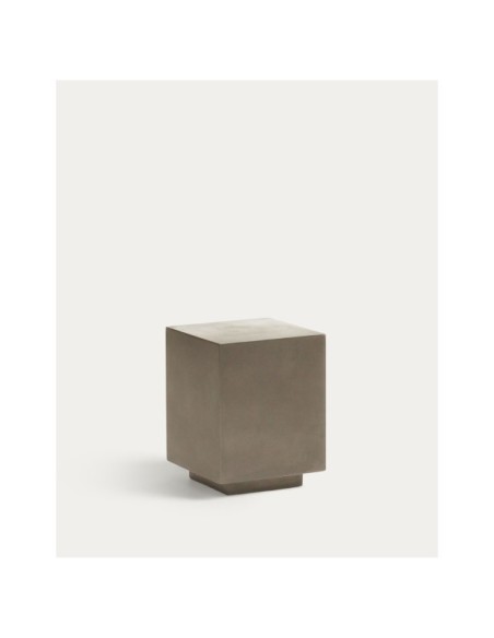 Mesa auxiliar Rustella de cemento 35 x 35 cm - Kave Home