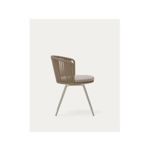 Silla exterior Saconca de cuerda y acero galvanizado... 2