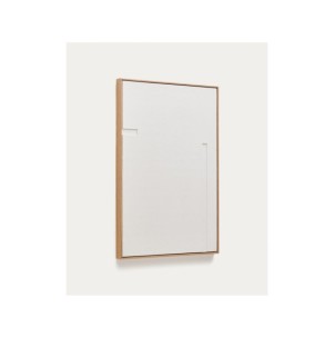Cuadro Sefri con formas geométricas rectas blanco 60 x 90...