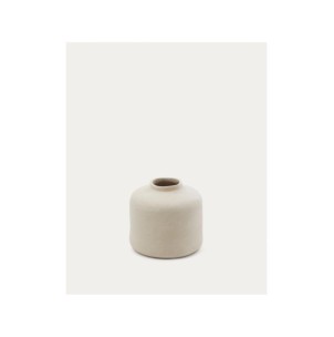 Jarrón Serina de papel maché blanco 27 cm - Kave Home