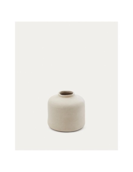 Jarrón Serina de papel maché blanco 27 cm - Kave Home