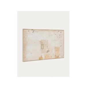 Cuadro abstracto Silpa beige oscuro 200 x 120 cm - Kave Home