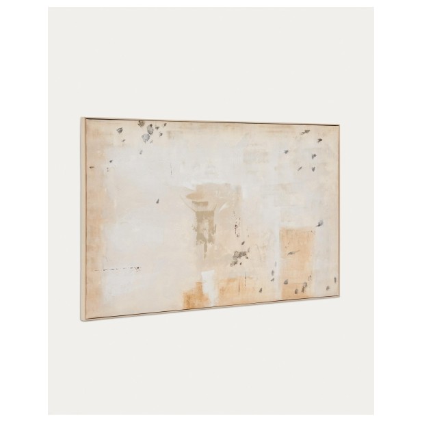 Cuadro abstracto Silpa beige oscuro...