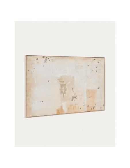 Cuadro abstracto Silpa beige oscuro 200 x 120 cm - Kave Home