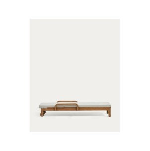 Tumbona Sonsaura de madera maciza de eucalipto FSC 100% -... 2