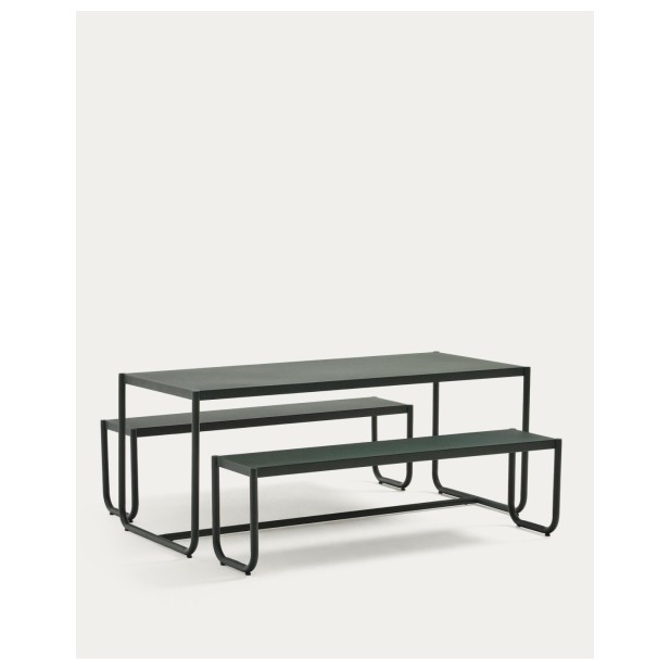 Set Sotil de 2 bancos y mesa de acero...