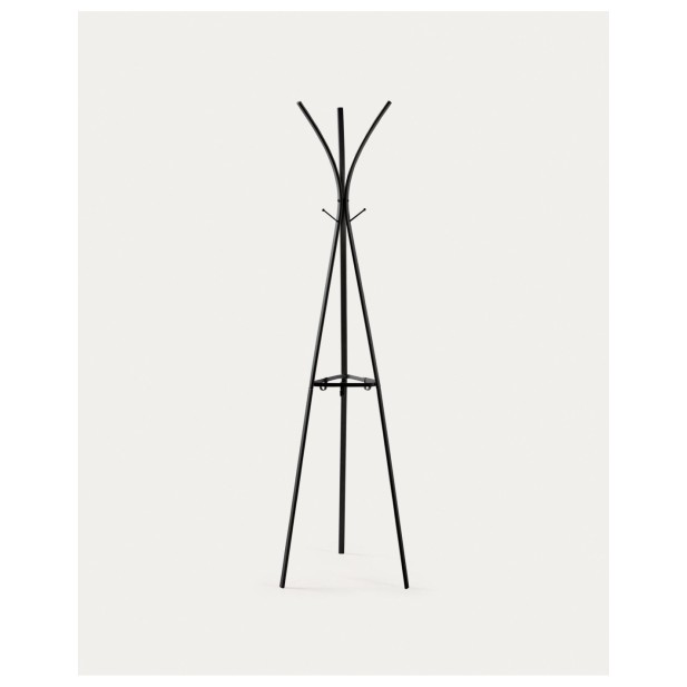 Perchero Stearn acero negro 183 cm -...