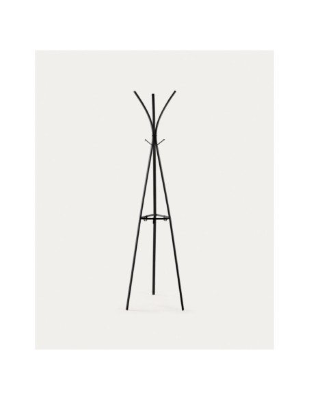 Perchero Stearn acero negro 183 cm - Kave Home