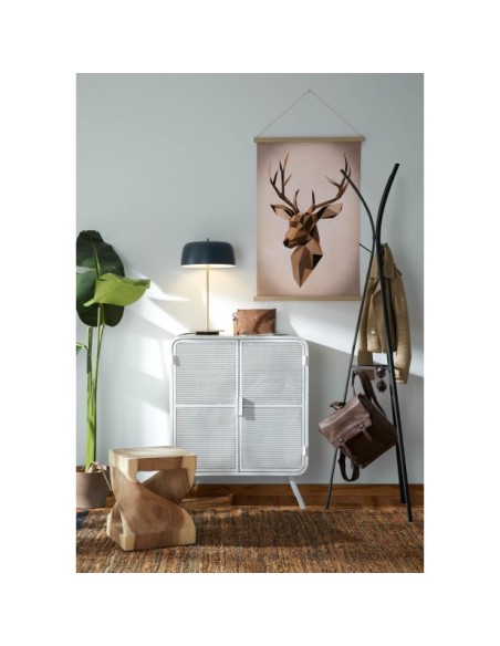 Perchero Stearn acero negro 183 cm - Kave Home