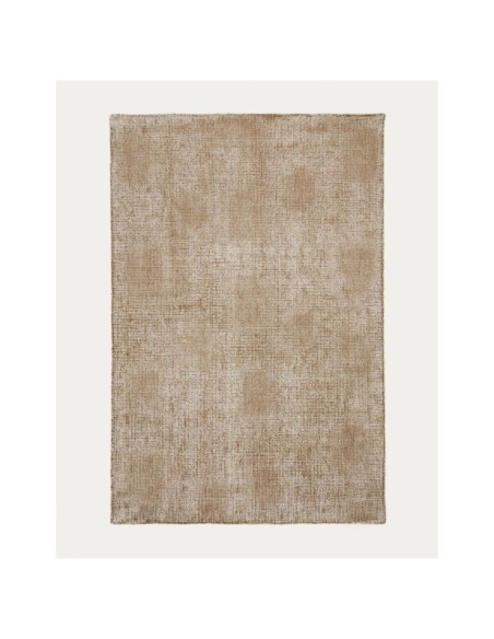 Alfombra Susi de lana y viscosa de bambú verde 200 x 300 cm - Kave Home