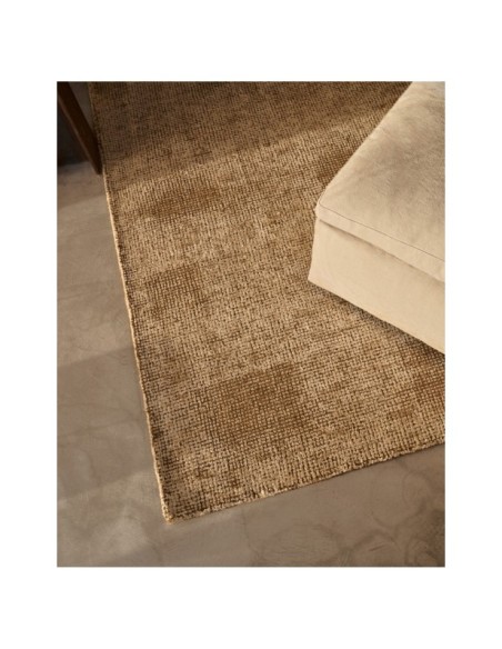 Alfombra Susi de lana y viscosa de bambú verde 200 x 300 cm - Kave Home