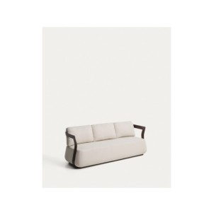 Sofá Tamaris 3 plazas de aluminio marrón 217 cm - Kave Home 2