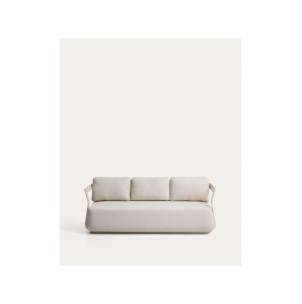 Sofá Tamaris 3 plazas de aluminio color crudo 217 cm -...