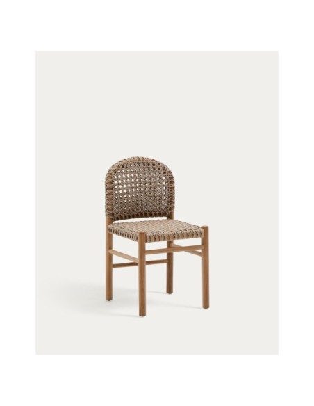 Silla de exterior Tavira de madera maciza de teca - Kave Home