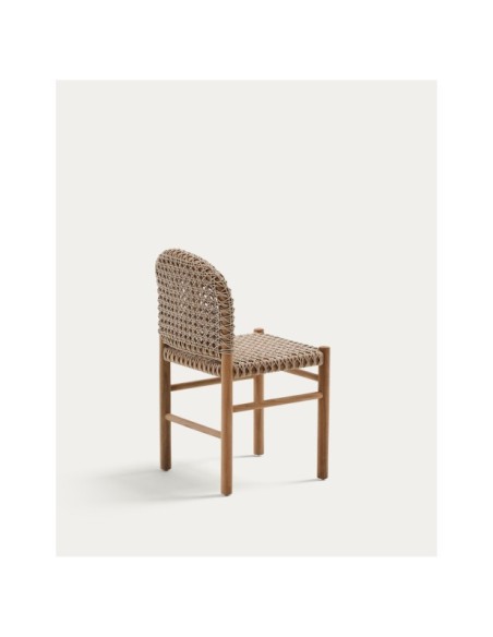 Silla de exterior Tavira de madera maciza de teca - Kave Home